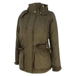 Hoggs Of Fife Women's Rannoch Waterproof Hunting Jacket - Field Green -Fashion Lady rannoch2