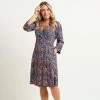 Brakeburn Women's Regan Wrap Midi Dress - Multi