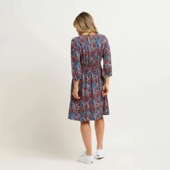 Brakeburn Women's Regan Wrap Midi Dress - Multi -Fashion Lady regan wrap dress multi 2