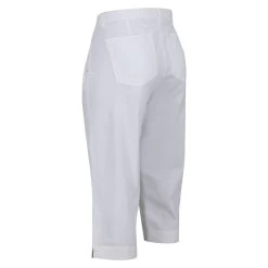 Regatta Women's Bayla Capri Trousers - White -Fashion Lady regatta byla capri white4