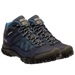 Regatta Women's Edgepoint Mid Walking Boots – Navy/Petrol Blue