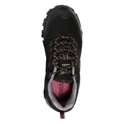 Regatta Women’s Holcombe IEP Low Walking Shoes - Black/Deco Rose -Fashion Lady regatta holcombeblkdecrose5