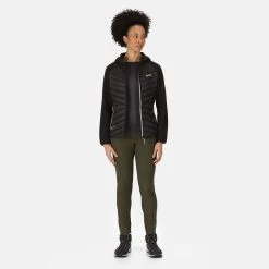 Regatta Women's Anderson VII Hybrid Quilted Jacket - Black -Fashion Lady regatta women s anderson vii hybrid quilted jacket black 3