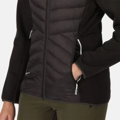 Regatta Women's Anderson VII Hybrid Quilted Jacket - Black -Fashion Lady regatta women s anderson vii hybrid quilted jacket black 4