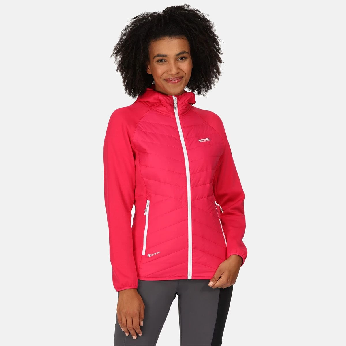 Regatta Women's Anderson VII Hybrid Quilted Jacket - Pink Potion 1 Regatta Women's Anderson VII Hybrid Quilted Jacket - Pink Potion