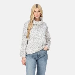 Regatta Women's Bekkah Fluffy Fleece – Storm Grey Embossed -Fashion Lady regatta women s bekkah fluffy fleece storm grey embossed 1 1