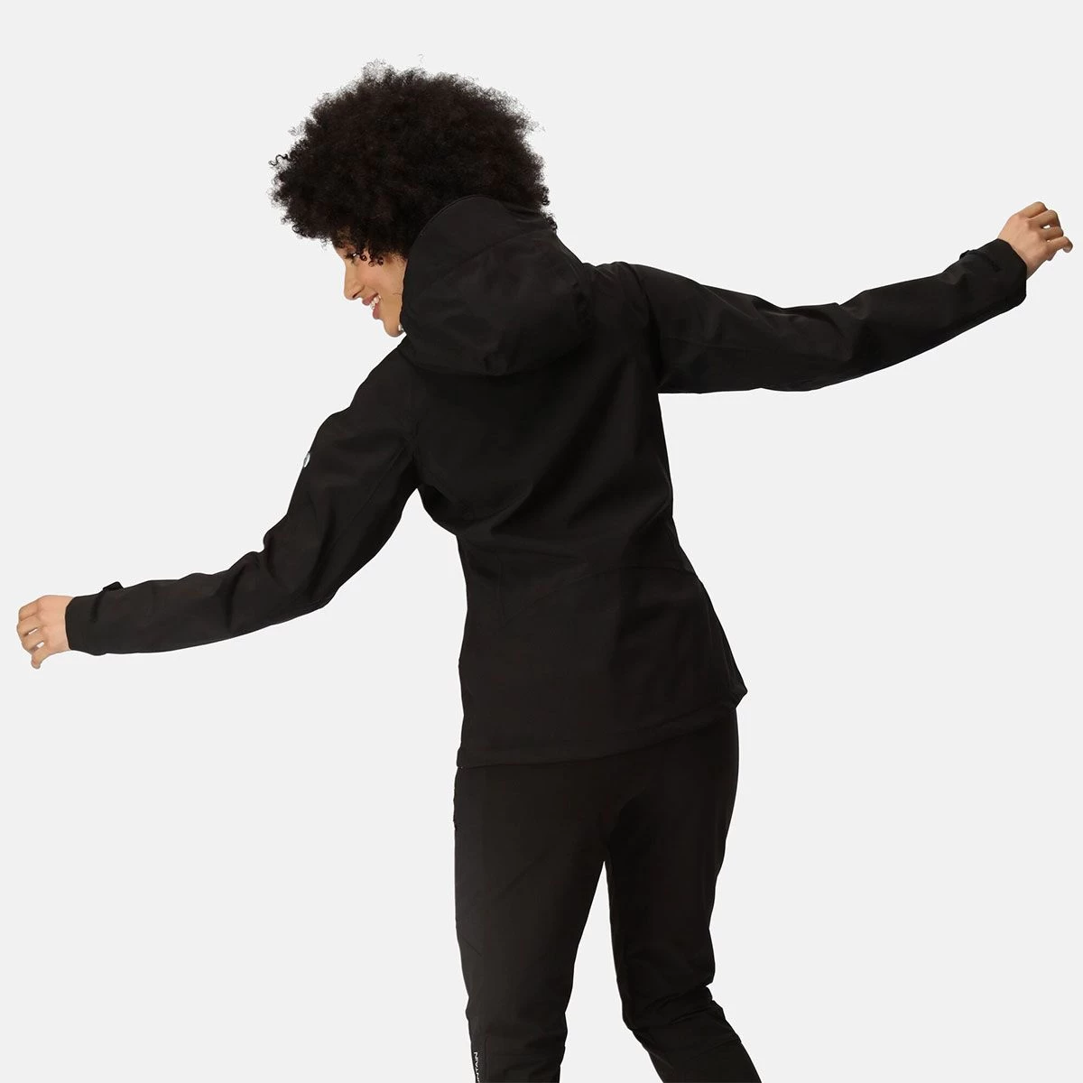 Regatta Women's Birchdale Waterproof Jacket - Black/White 6 Regatta Women's Birchdale Waterproof Jacket - Black/White - Image 6