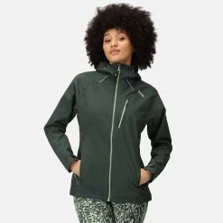 Fashion Lady -Fashion Lady regatta women s birchdale waterproof jacket darkest spruce 5