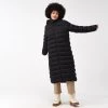 Regatta Women's Elender Quilted Long Coat - Black