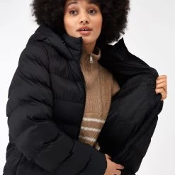 Regatta Women's Elender Quilted Long Coat - Black -Fashion Lady regatta women s elender quilted long coat black 4
