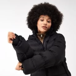 Regatta Women's Elender Quilted Long Coat - Black -Fashion Lady regatta women s elender quilted long coat black 7