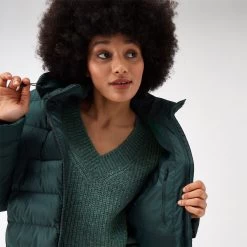 Regatta Women's Elender Quilted Long Coat - Darkest Spruce/ Quiet Green 18 Regatta Women's Elender Quilted Long Coat - Darkest Spruce/ Quiet Green -Fashion Lady regatta women s elender quilted long coat darkest sprucequiet green 884378 c 4
