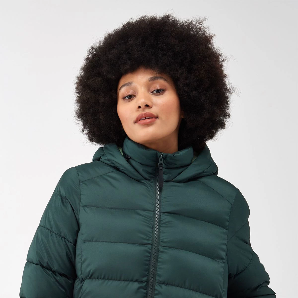 Regatta Women's Elender Quilted Long Coat - Darkest Spruce/ Quiet Green 7 Regatta Women's Elender Quilted Long Coat - Darkest Spruce/ Quiet Green - Image 7