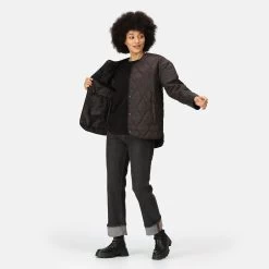 Regatta Women's Harletta Quilted Jacket - Black 15 Regatta Women's Harletta Quilted Jacket - Black -Fashion Lady regatta women s harletta quilted jacket black 3