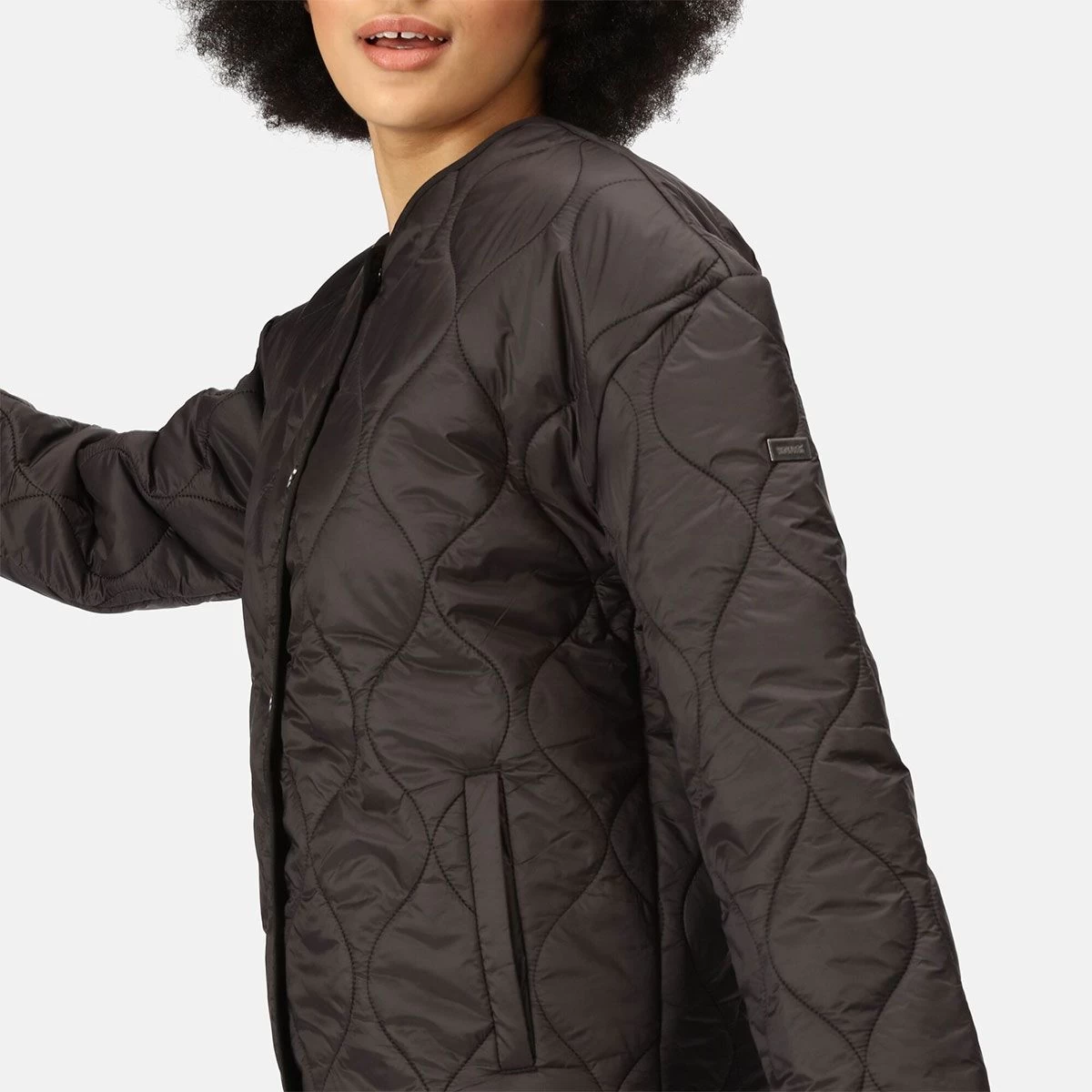 Regatta Women's Harletta Quilted Jacket - Black 5 Regatta Women's Harletta Quilted Jacket - Black - Image 5