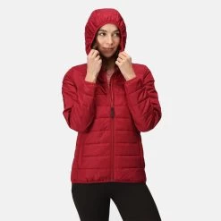 Regatta Women's Helfa Quilted Jacket - Rumba Red -Fashion Lady regatta women s helfa quilted jacket rumba red 5 1