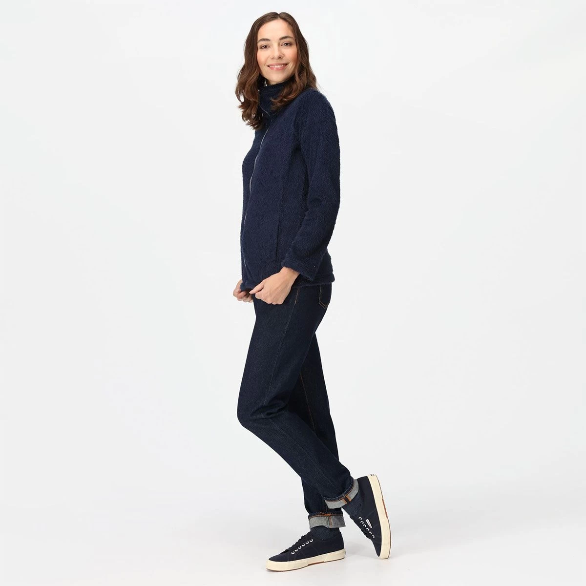 Regatta Women's Heloise Full Zip Fleece – Navy 5 Regatta Women's Heloise Full Zip Fleece – Navy - Image 5
