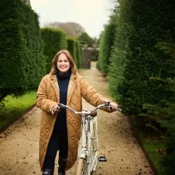 Regatta Women's Jaycee Long Quilted Coat - Rubber/Barleycorn