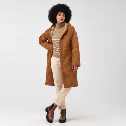 Regatta Women's Jaycee Long Quilted Coat - Rubber/Barleycorn 14 Regatta Women's Jaycee Long Quilted Coat - Rubber/Barleycorn -Fashion Lady regatta women s jaycee long quilted coat rubberbarleycorn 884413 c 8