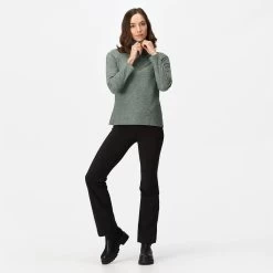 Regatta Women's Kizmitt Half Zip Fleece - Dark Forest Green Marl -Fashion Lady regatta women s kizmitt half zip fleece dark forest green marl 3