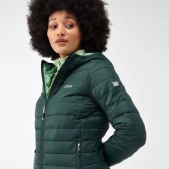 Regatta Women's Marizion Quilted Jacket - Darkest Spruce/Quiet Green -Fashion Lady regatta women s marizion quilted jacket darkest spruce quiet green 6