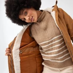 Regatta Women's Romine Waterproof Parka Jacket - Rubber/ Light Vanilla -Fashion Lady regatta women s romine waterproof parka jacket rubberlight vanilla 884443 c 4