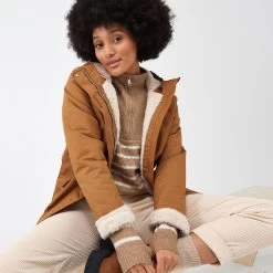 Regatta Women's Romine Waterproof Parka Jacket - Rubber/ Light Vanilla -Fashion Lady regatta women s romine waterproof parka jacket rubberlight vanilla 884443 c 8