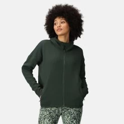 Regatta Women's Rossall Hooded Fleece - Darkest Spruce -Fashion Lady regatta women s rossall hooded fleece darkest spruce 1