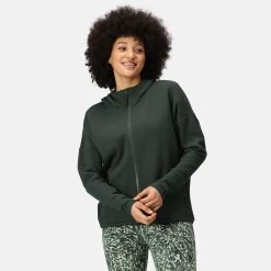 Regatta Women's Rossall Hooded Fleece - Darkest Spruce -Fashion Lady regatta women s rossall hooded fleece darkest spruce 4 1