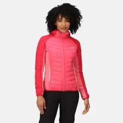 Regatta Women’s Anderson VI Hybrid Quilted Jacket – Tropical Pink/Rethink Pink
