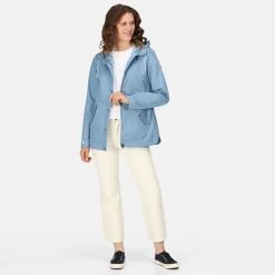 Regatta Women’s Bayla Waterproof Jacket – Chambray -Fashion Lady regatta womens bayla waterproof jacket chambray 3