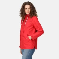 Regatta Women’s Bayla Waterproof Jacket – Miami Red -Fashion Lady regatta womens bayla waterproof jacket miami red 6 1