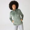Regatta Women’s Heloise Full Zip Fleece – Dark Forest Green Wavy