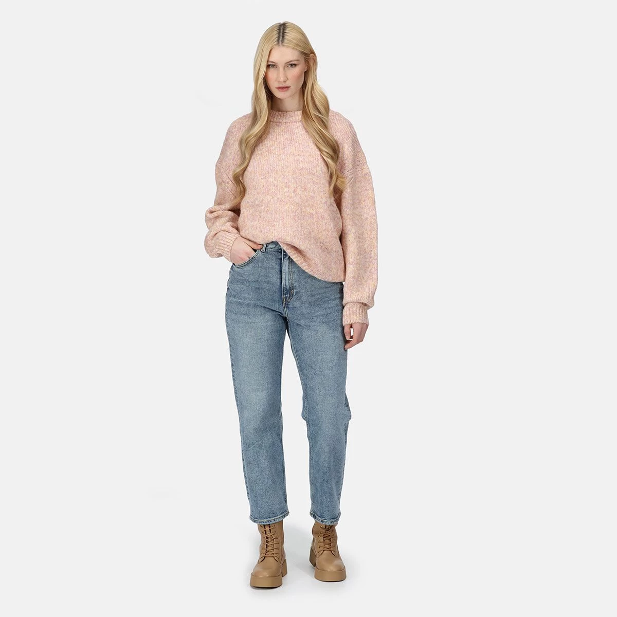 Regatta Women’s Kaylani Jumper – Powder Pink 3 Regatta Women’s Kaylani Jumper – Powder Pink - Image 3