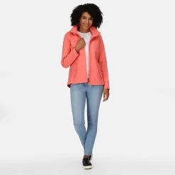Regatta Women’s Laiyah Lightweight Waterproof Jacket – Peach Bloom -Fashion Lady regatta womens laiyah lightweight waterproof jacket peach bloom 3