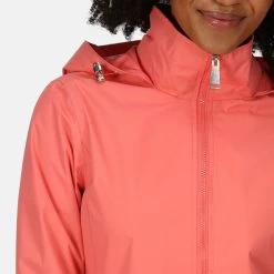 Regatta Women’s Laiyah Lightweight Waterproof Jacket – Peach Bloom -Fashion Lady regatta womens laiyah lightweight waterproof jacket peach bloom 5