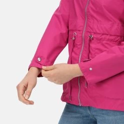 Regatta Women’s Nadira Waterproof Jacket – Fuchsia -Fashion Lady regatta womens nadira waterproof jacket fuchsia 4
