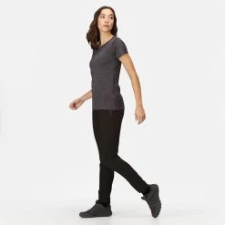 Regatta Women’s Pentre Walking Trousers – Black -Fashion Lady regatta womens pentre walking trousers black 3