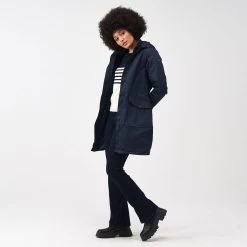 Regatta Women’s Romine Waterproof Parka Jacket – Navy -Fashion Lady regatta womens romine waterproof parka jacket navy 5