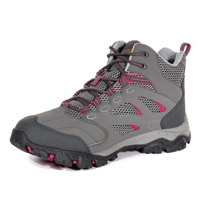 Regatta Women’s Holcombe IEP Mid Walking Boots – Steel/Vivacious 5 Regatta Women’s Holcombe IEP Mid Walking Boots – Steel/Vivacious - Image 5