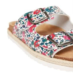 Joules Women's Reina Twin Strap Sandals - White Ditsy 8 Joules Women's Reina Twin Strap Sandals - White Ditsy -Fashion Lady reina white floral ditsy 1