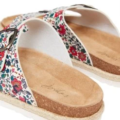 Joules Women's Reina Twin Strap Sandals - White Ditsy 11 Joules Women's Reina Twin Strap Sandals - White Ditsy -Fashion Lady reina white floral ditsy 4