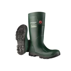 Dunlop Purofort Fieldpro Wellington Boot - Black/Green -Fashion Lady resized dunlop 1 1