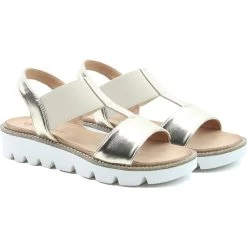 Heavenly Feet Women’s Ritz Sandals – Gold