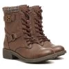 Rocket Dog Women’s Thunder Biker Boots – Brown