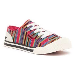 Rocket Dog Women's Jazzin Trainers - Multi Aloe Stripe -Fashion Lady rocketdog jazzin multi 2 1