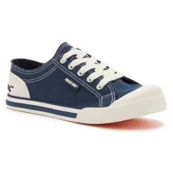 Rocket Dog Women's Jazzin Trainers - Canvas Navy -Fashion Lady rocketdog jazzin navy 1 1