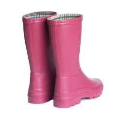Le Chameau Women’s Iris Bottillon Jersey Lined Wellington Boots – Rose -Fashion Lady rose 4