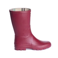 Le Chameau Women’s Iris Bottillon Jersey Lined Wellington Boots – Rouge -Fashion Lady rouge 2