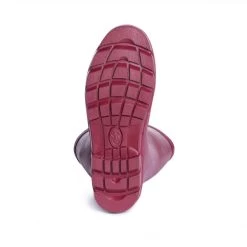 Le Chameau Women’s Iris Bottillon Jersey Lined Wellington Boots – Rouge -Fashion Lady rouge 3